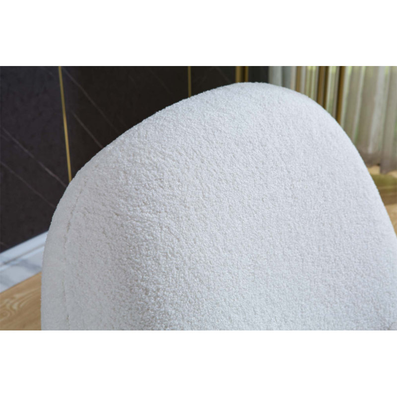 Fauteuil d'appoint pivotant Modern Trimm avec base en acier inoxydable, mousse à haute densité pour un confort et une durabilité ultimes