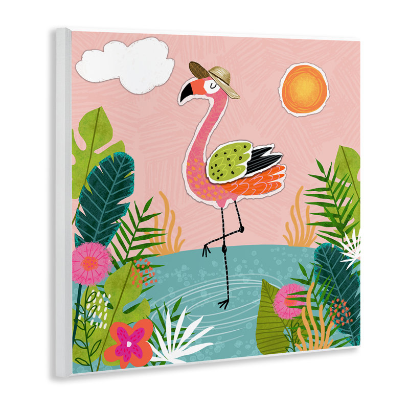 «Tropical Flamingo Pond» par Tina Finn