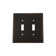 Rope 2-Gang Toggle Light Switch Wall Plate