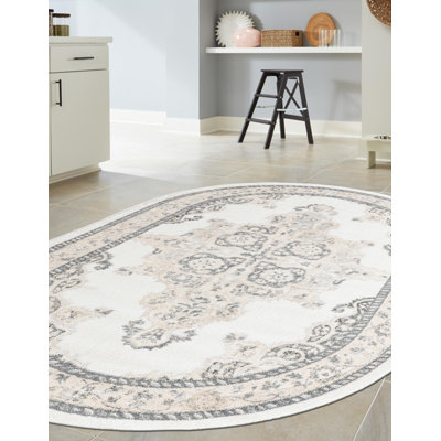 Tapis ivoire Anjelita