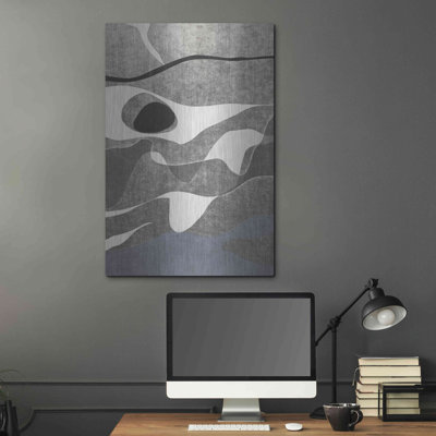 Ivy Bronx «Naiad III» par Rob Delamater, art mural en métal, 16 po x 24 po
