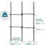 Bonville 220cm Clothing Rack
