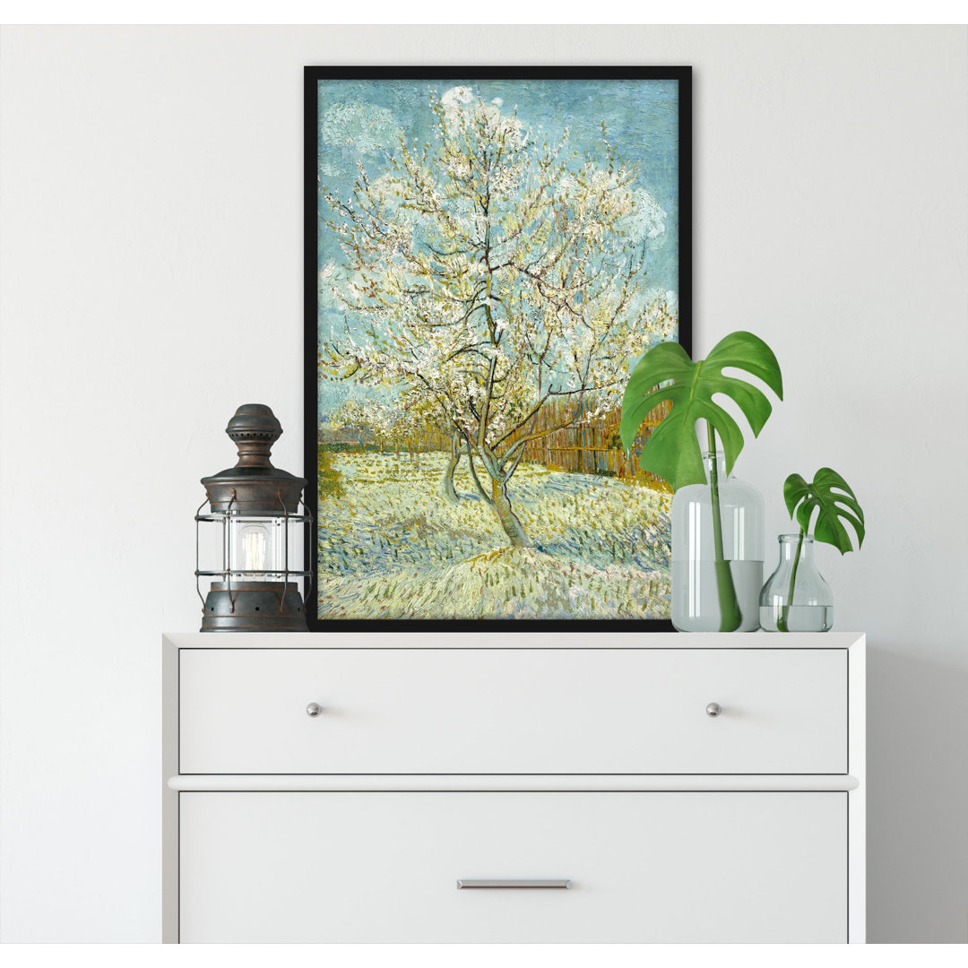 Gerahmter Kunstdruck The Pink Peach Tree von Vincent Van Gogh