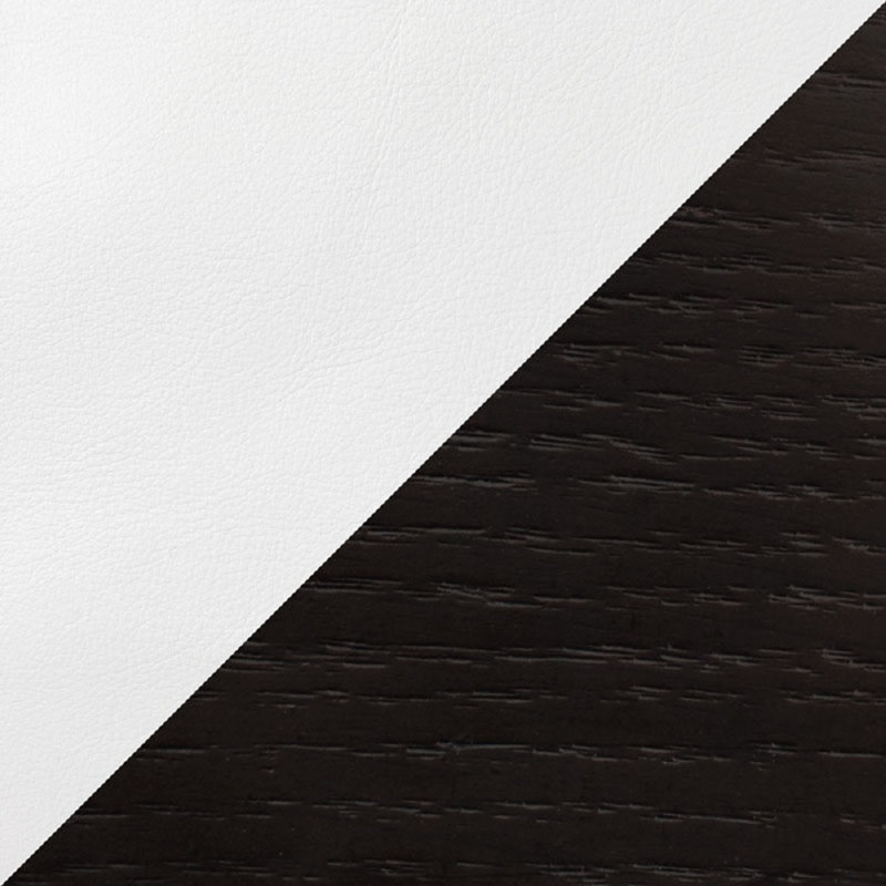 Upholstered Bed, Queen, Walnut/Ecru Fabric