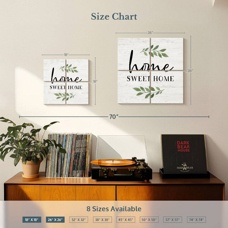 Plaque murale Kema Home Sweet Home