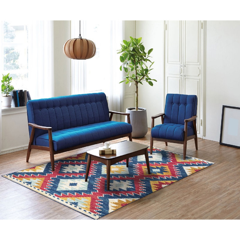 Woolley Geometric Indoor / Outdoor Area Rug, Rectangle 120 x 170cm