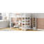  Lit mezzanine avec tablettes de rangement et bureau sous le lit-66213656-66213657
