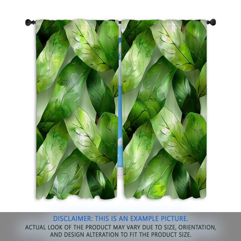 Paire de rideaux obscurcissant en polyester Elilah, L 40 po x L 82 po