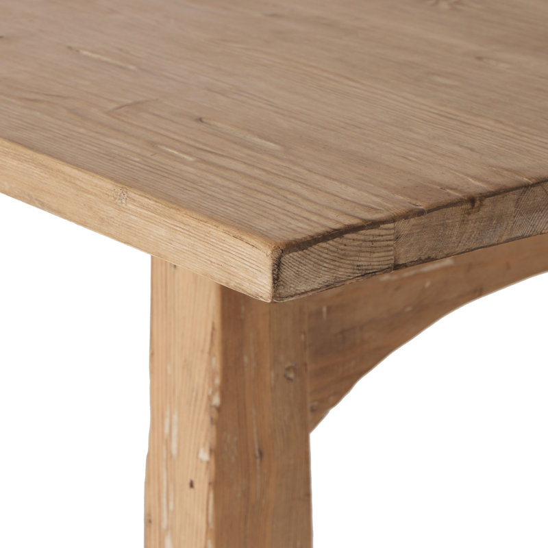 Clanton Pine Wood Dining Table