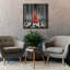 Art mural sur toile Lehlani «Dramatic Christmas Forest» par Rey Klimt-500539810