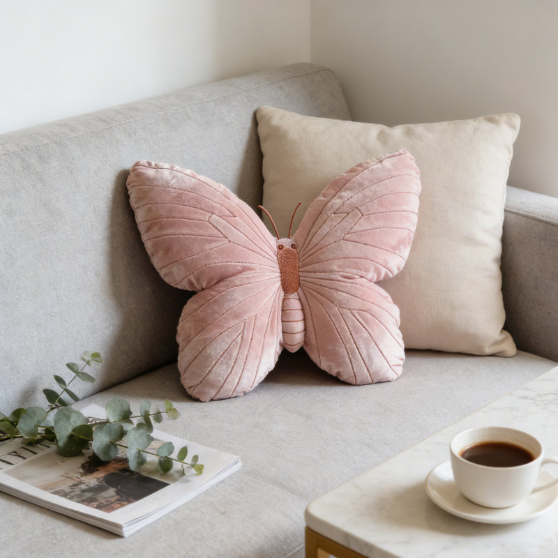 Coussin Butterfly Shaped