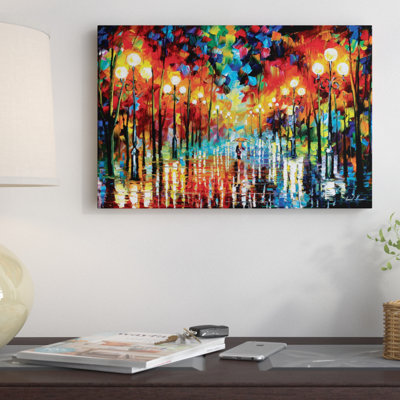« A Date with The Rain », reproduction d'art sur toile tendue