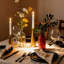 Ensemble de vaisselle 12 pièces, ensemble de 12 assiettes et bols de cuisine, noir-121988399