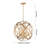 Quon 18.9" W 5-Light Crystal Orb Chandelier-1753302370-1812734045