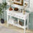Calila 38.2'' Console Table Entryway Table with 2 Drawers for Entryways, Living Rooms, and Hallways-2119847102