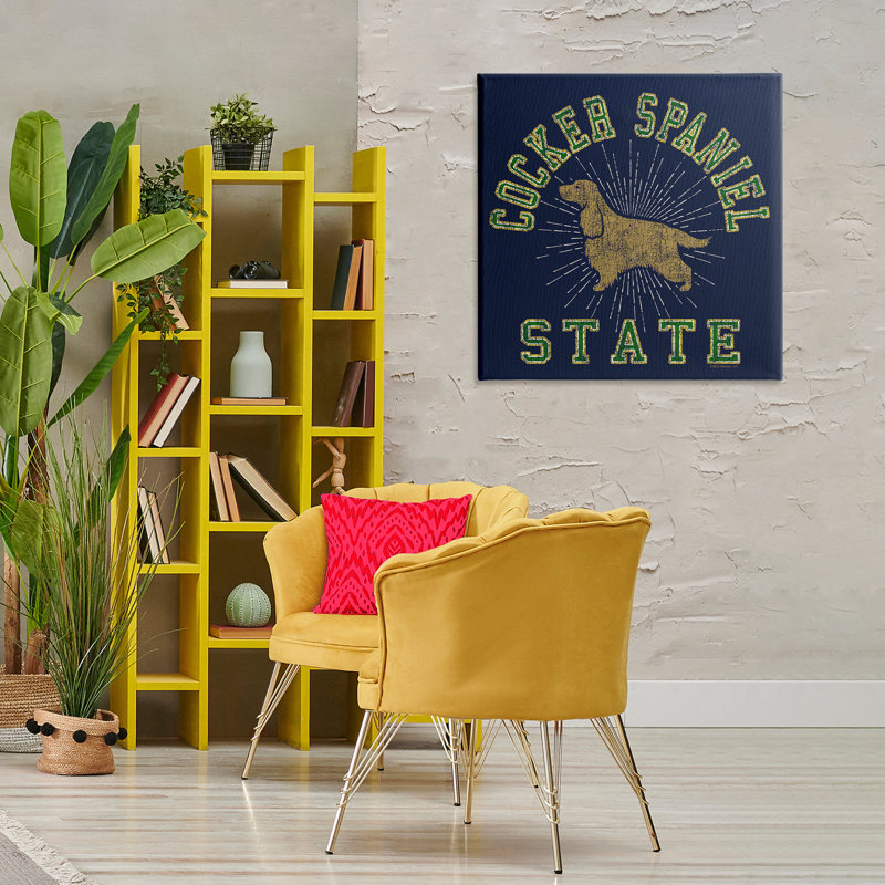 Art mural Cocker Spaniel State par Spirit Animals / Life Is High, H 30 po x l 30 po