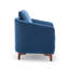 Upholstered Barrel Chair With Footstool-621097158