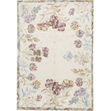Himalayan Floral Area Rug in Pink/Blue/Brown