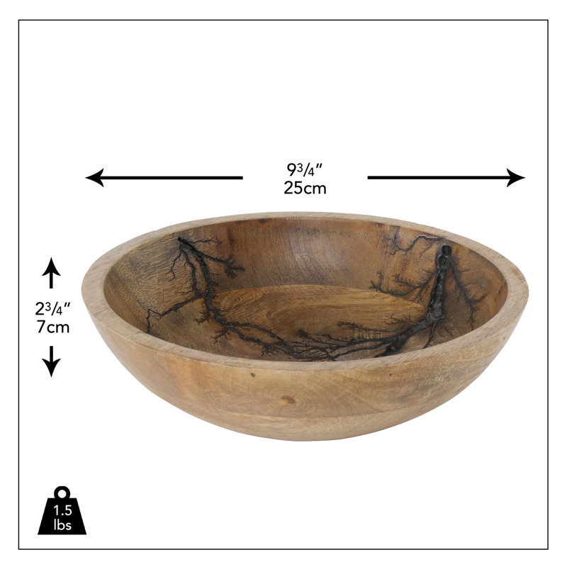 Bol en bois Carle Tree of Life, 9,75 po