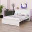 Lit plateforme avec tablettes gigognes et lit gigogne