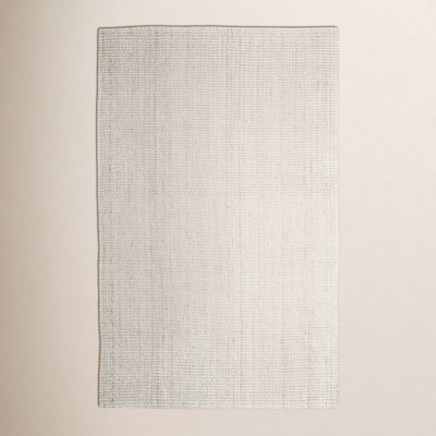 Asta Ivory Hand-Woven Flatweave Jute Rug
