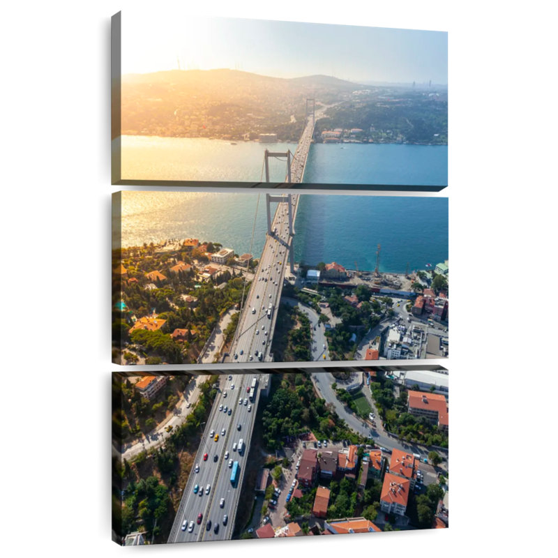Pont Masam Istanbul Bosphore, H 74 po x l 48 po