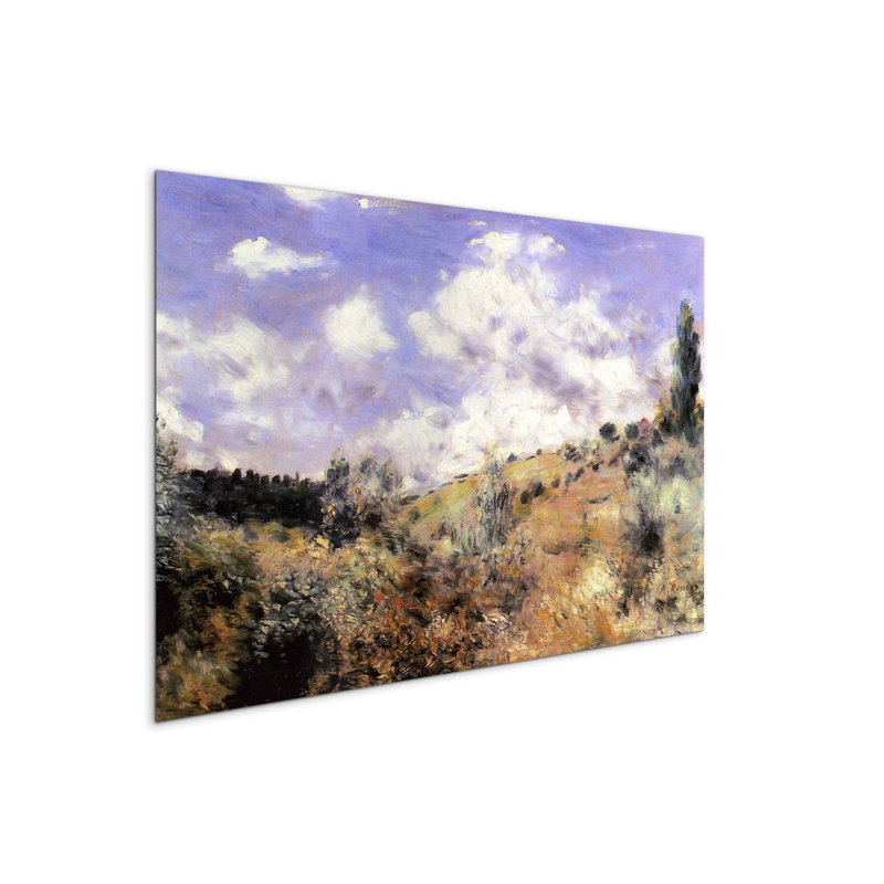 The blast by Renoir Pierre-Auguste 53×80 cm MetalArt Materic Aluminum Satin Effect, Frameless Panel, Lightweight Ready to Hang
