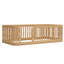 Structure de lit en bois avec clôture-1026397126