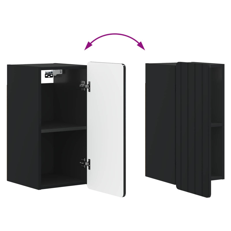 Bathroom Cabinet, Black