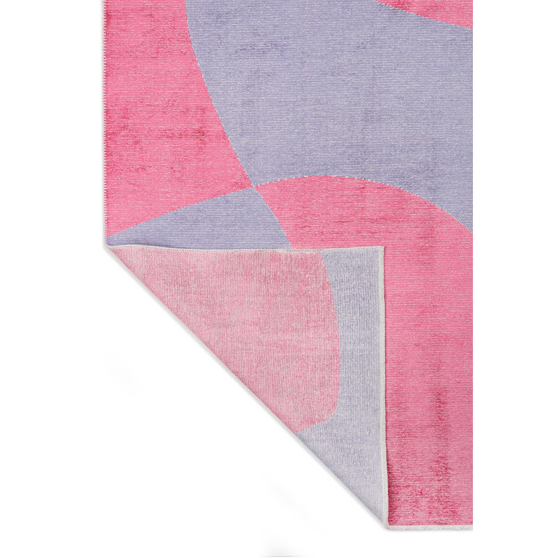 Modern Abstract Area Rug, Rectangle 6'7" x 8'3"