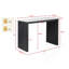 Table de bar rectangulaire Kalisell 
