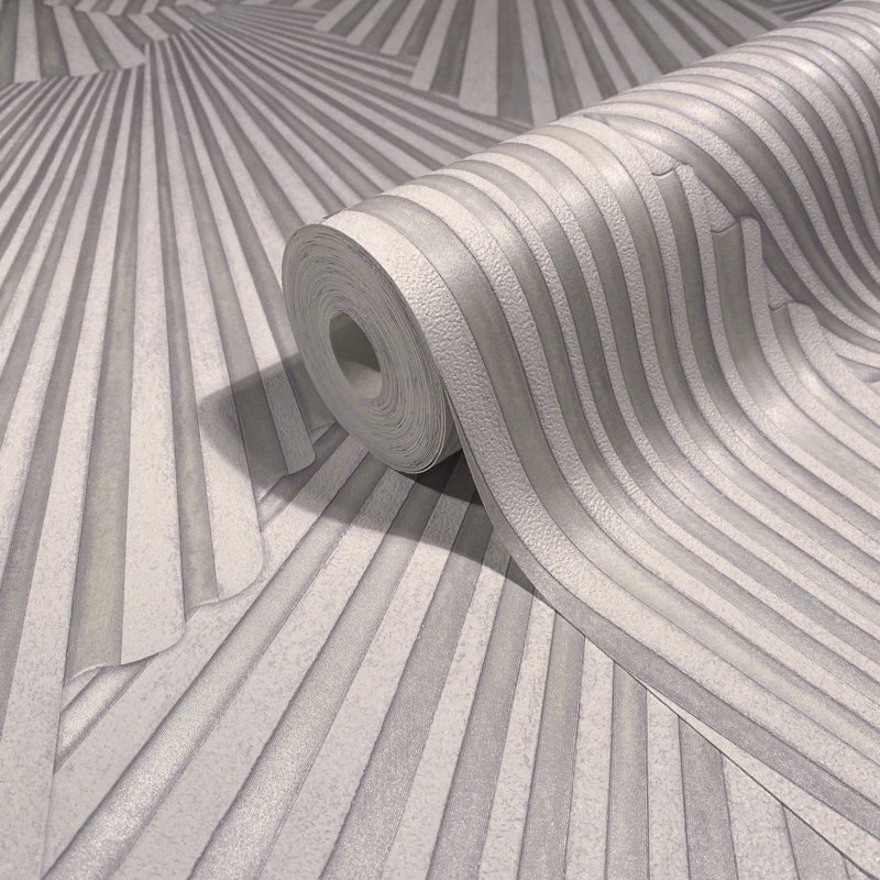 Galerie Fashion Icon Graphic Wallpaper, Light Grey