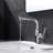 Lefton Single Hole Liftable Bathroom Faucet With Temperature Display In Fahrenheit, Pull-out Vanity Sink Faucet With 3 Water Modes For Bathroom And Laundry Room, BF2501-115747570