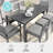 Martha Stewart Bedford All-Weather Patio Set With 71" Table And 8 Stackable Dining Chairs-109713923
