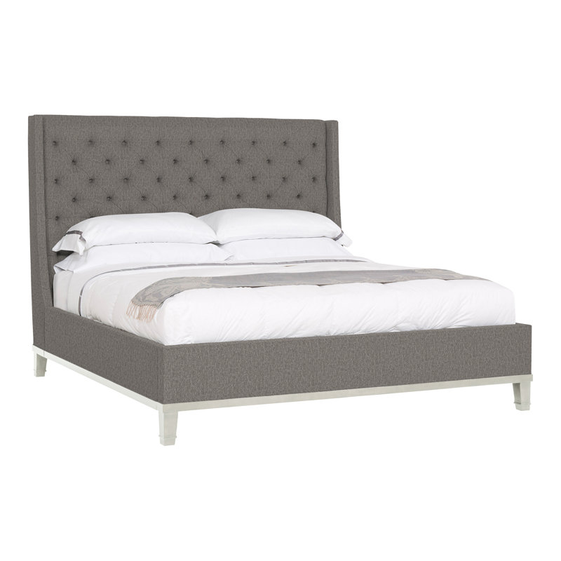Michael Weiss Solid Wood Wingback Bed, Nadia Steam, Wrenn