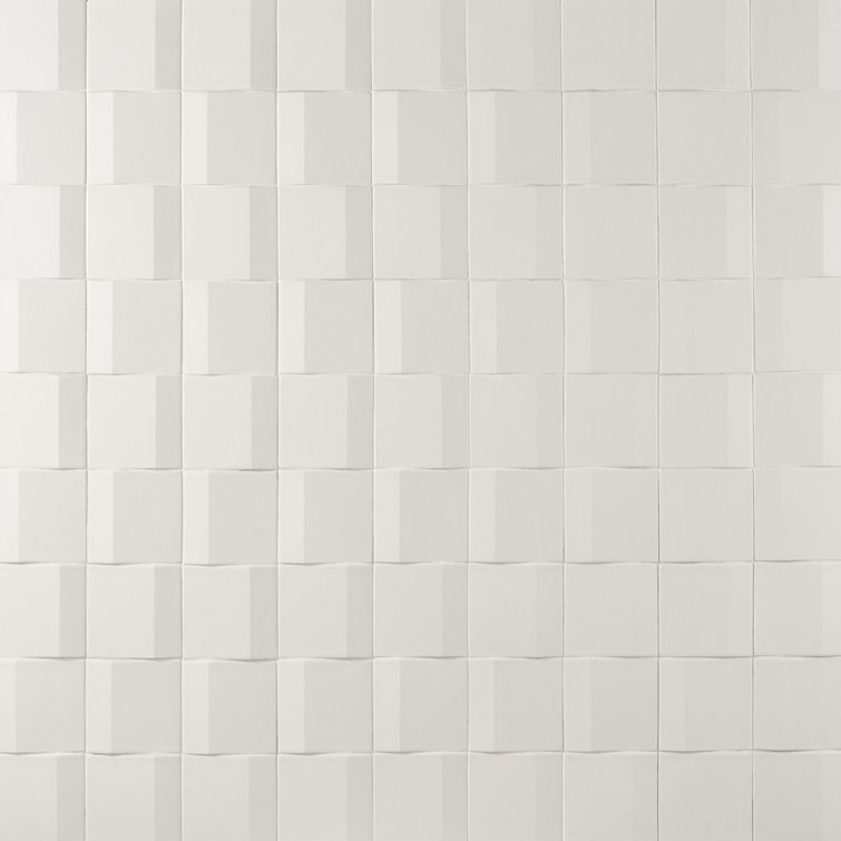 Ardour Edge 5.11 in. x 5.11 in. Metallic Porcelain 3D Wall Tile (4.12 Sq. Ft. / Case)