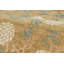 Rug & Kilim’S Oversized Block Print Rug In Gold With Cream Floral Patterns-1574260717