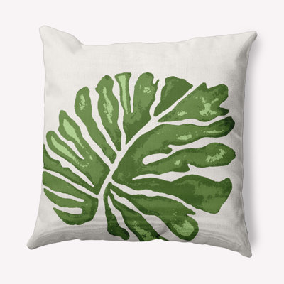 Floral Reversible Throw Pillow