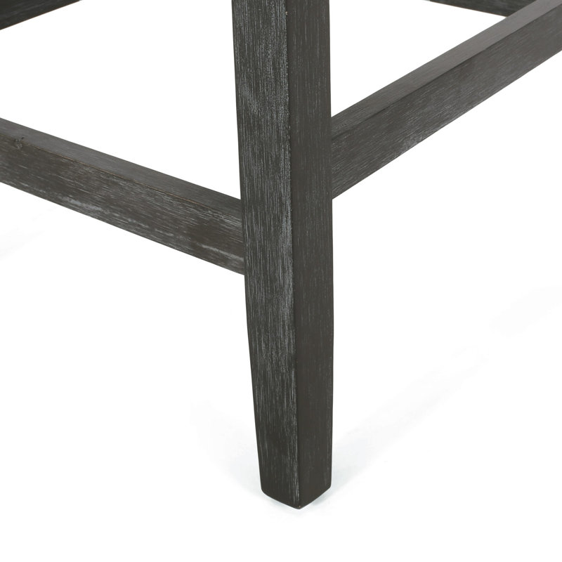 Cyle Modern Button Tufted Counter Stools Set of 2, Light Gray/Gray