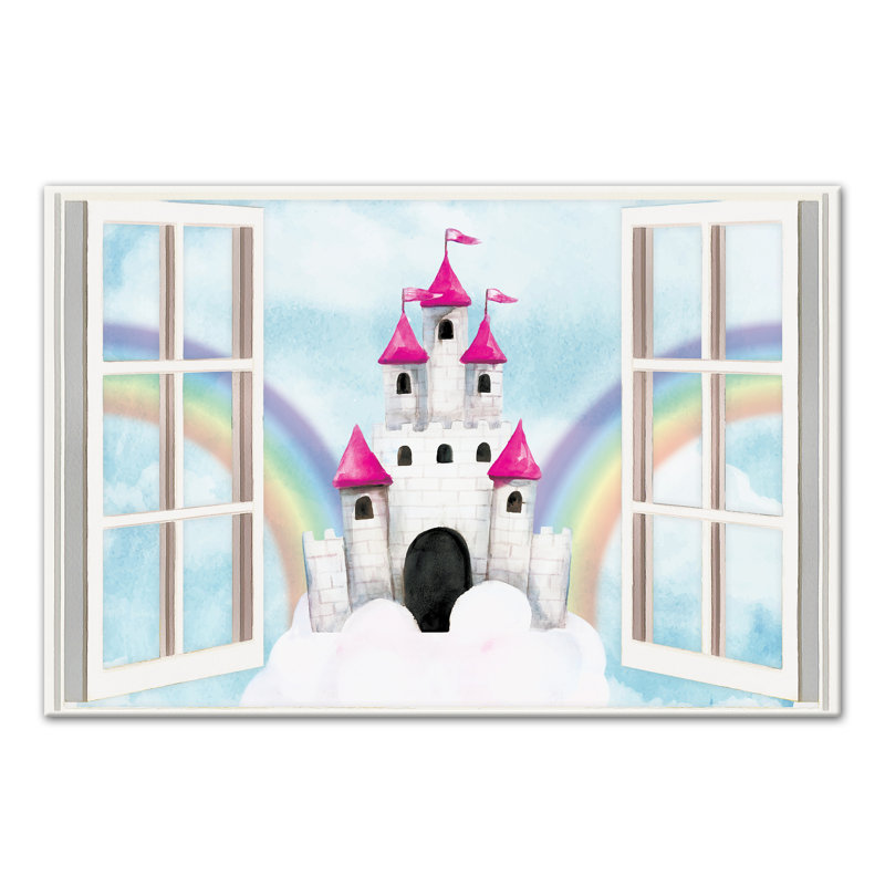 Art sur toile, fenêtre de Karly, H 16 po x l 24 po x P 1,25 po