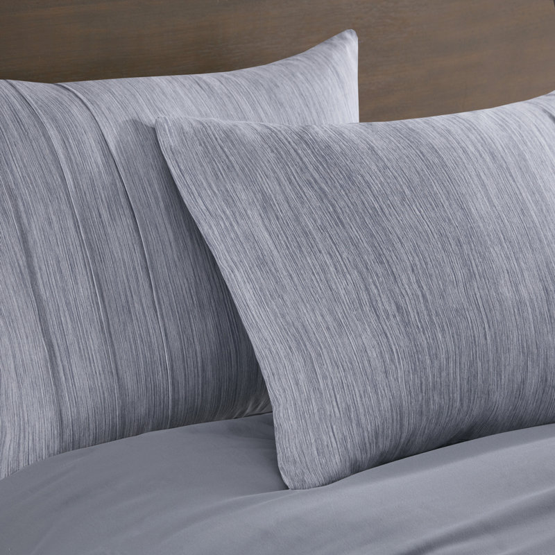 Standard Duvet Cover Set, Blue, King/Cal King Duvet Cover + 2 King Shams