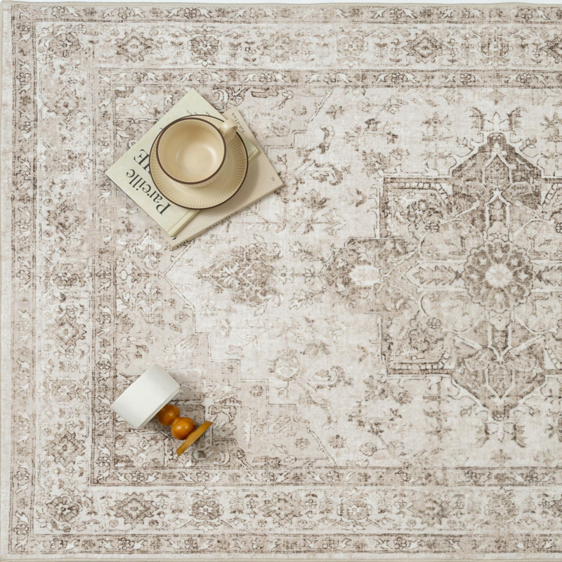 Rectangle 200 cm x 300 cm Floral Area Rug