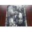 Tapis gris / bleu / blanc noué à la main de conception unique 4 pi 7 po x 6 pi 10 po New Age