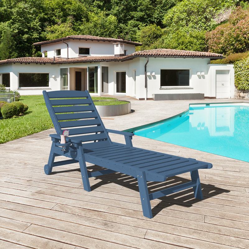 Chaise Adirondack d'extérieur Grzedzinska, Marine