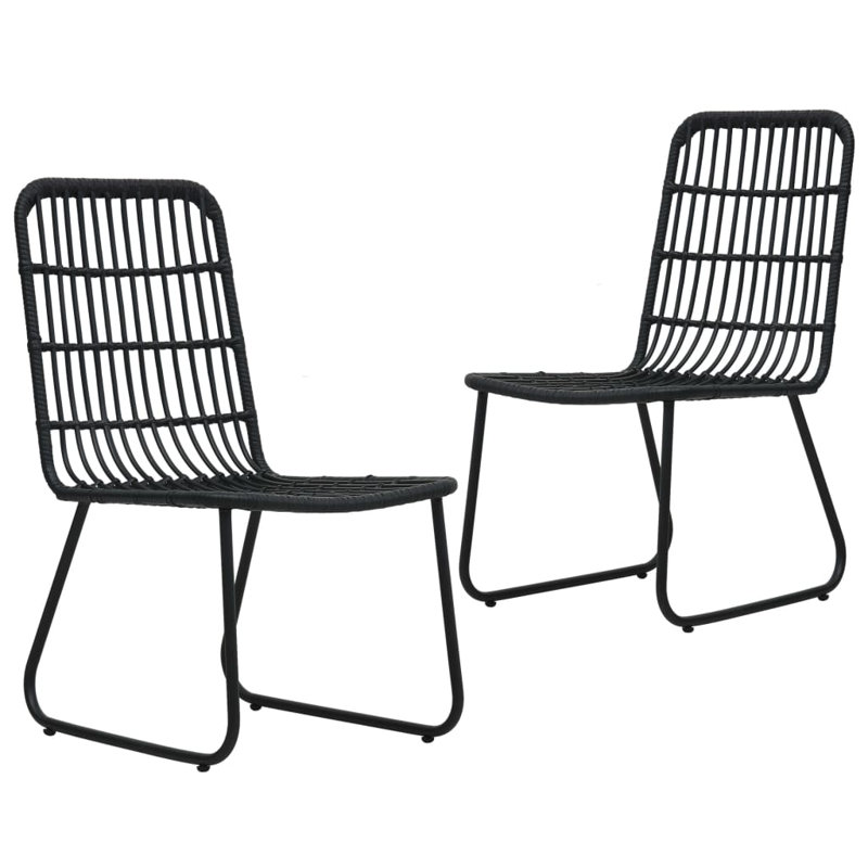 Auer Patio Dining Armchair, Black