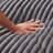 Corduroy With Cup Holder Super Large L-Shaped Sofa, Movable Footrest, Four Waist Pillows And Four Back Cushion, With USB Port And Type-C Port-1427696208