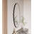 Irregular Metal elliptical wavy wall mirror with  Frame-For Bathroom, Bedroom, Living Room，Entryway Decor-1815166208-1815166209