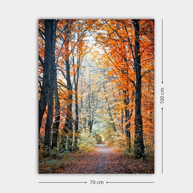 Superbe peinture sur toile décorative de 27,6 po x 39,4 po | 100% toile de coton, cadre 100% bois (épaisseur: 1,2 po) | Parfait pour le décor du salon et de la chambre à coucher, des couleurs vives et un design élégant