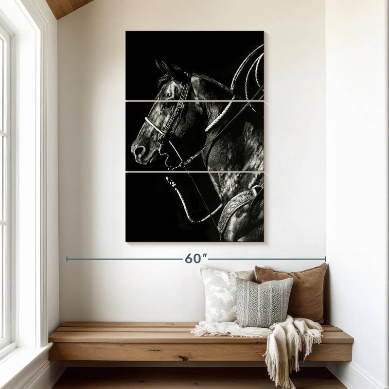 Brampt Scratchboard Rodeo V, H 50 po x l 32 po