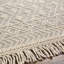 Tapis beige / gris à motif géométrique tissé à plat Anelisse-785446186
